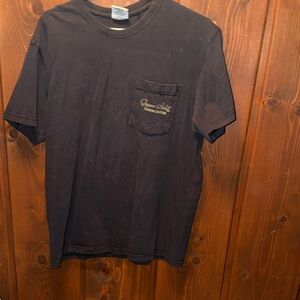 Jensen Black Short Sleeve Tee with Pocket